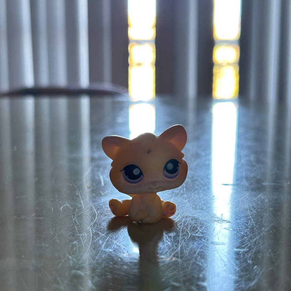 LPS AUTHENTIC #114 YELLOW KITTEN